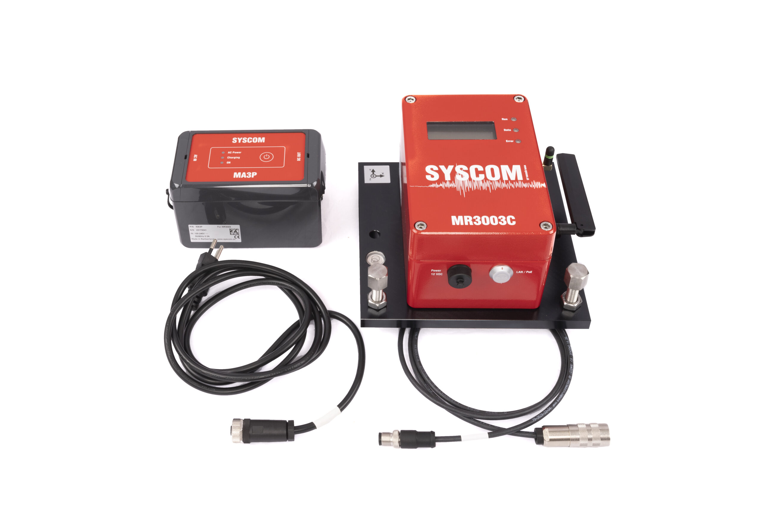 SYSCOM MR3003C – Erschütterungsmessgerät für Beweissicherung und Monitoring